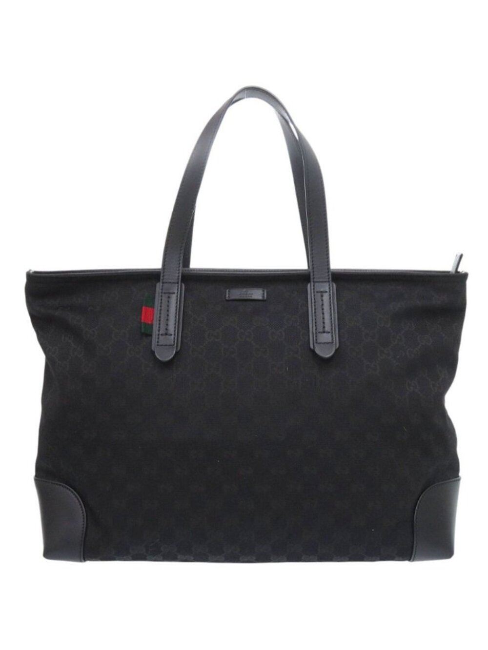Gucci GG Canvas Black Tote Bag